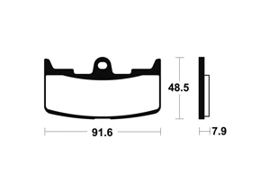 Plaquettes de frein TECNIUM MA295 Organique